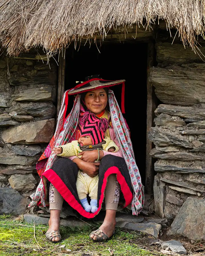 Andean portrait photography